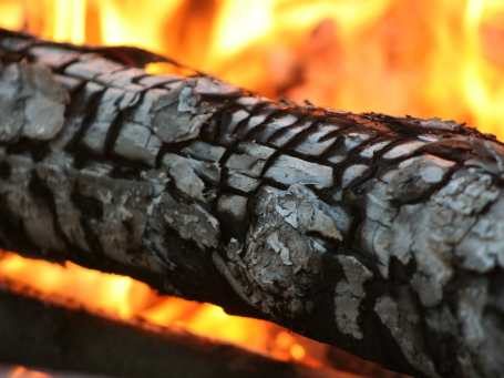 Wandverkleidung - Optik verkohltes Holz